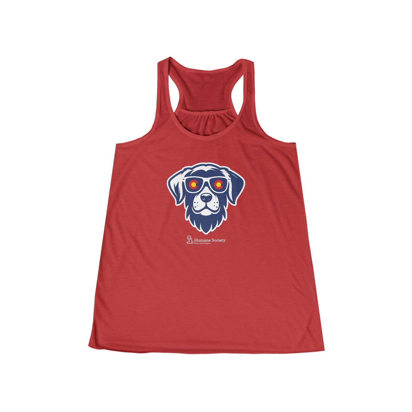 Colorado Collection - Cool Dog Women's Flowy Racerback Tank
