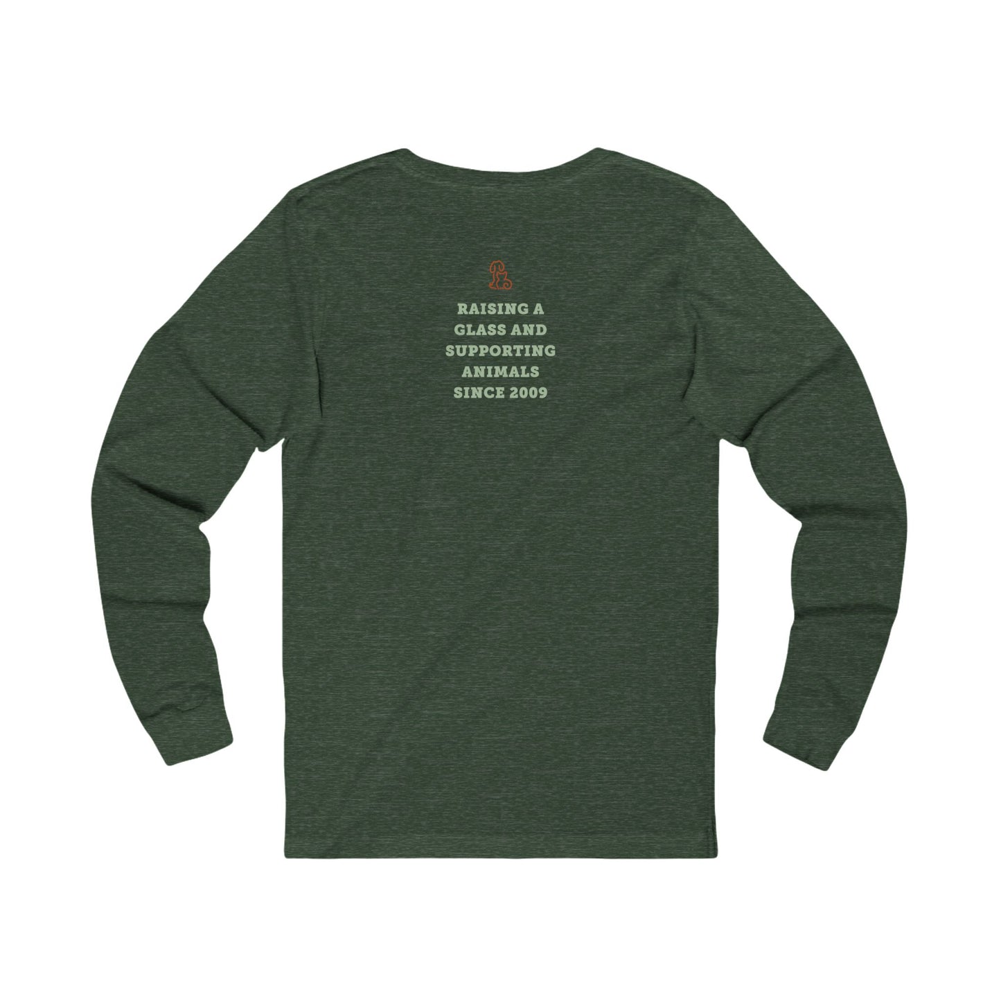 Pawtoberfest Badge Unisex Long Sleeve Tee