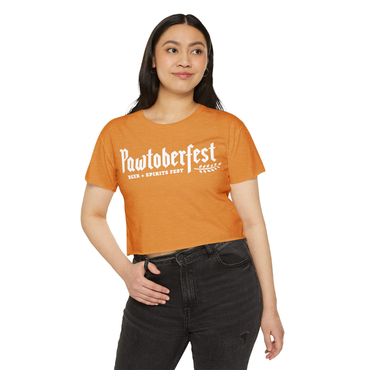 Pawtoberfest Women's Festival Crop Top