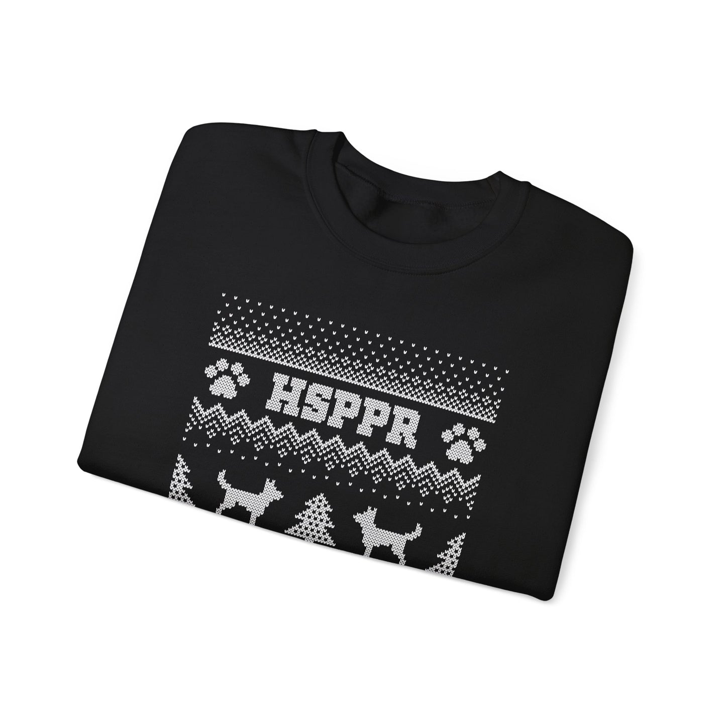 Holiday Dog Sweater - Unisex Heavy Blend™ Crewneck Sweatshirt