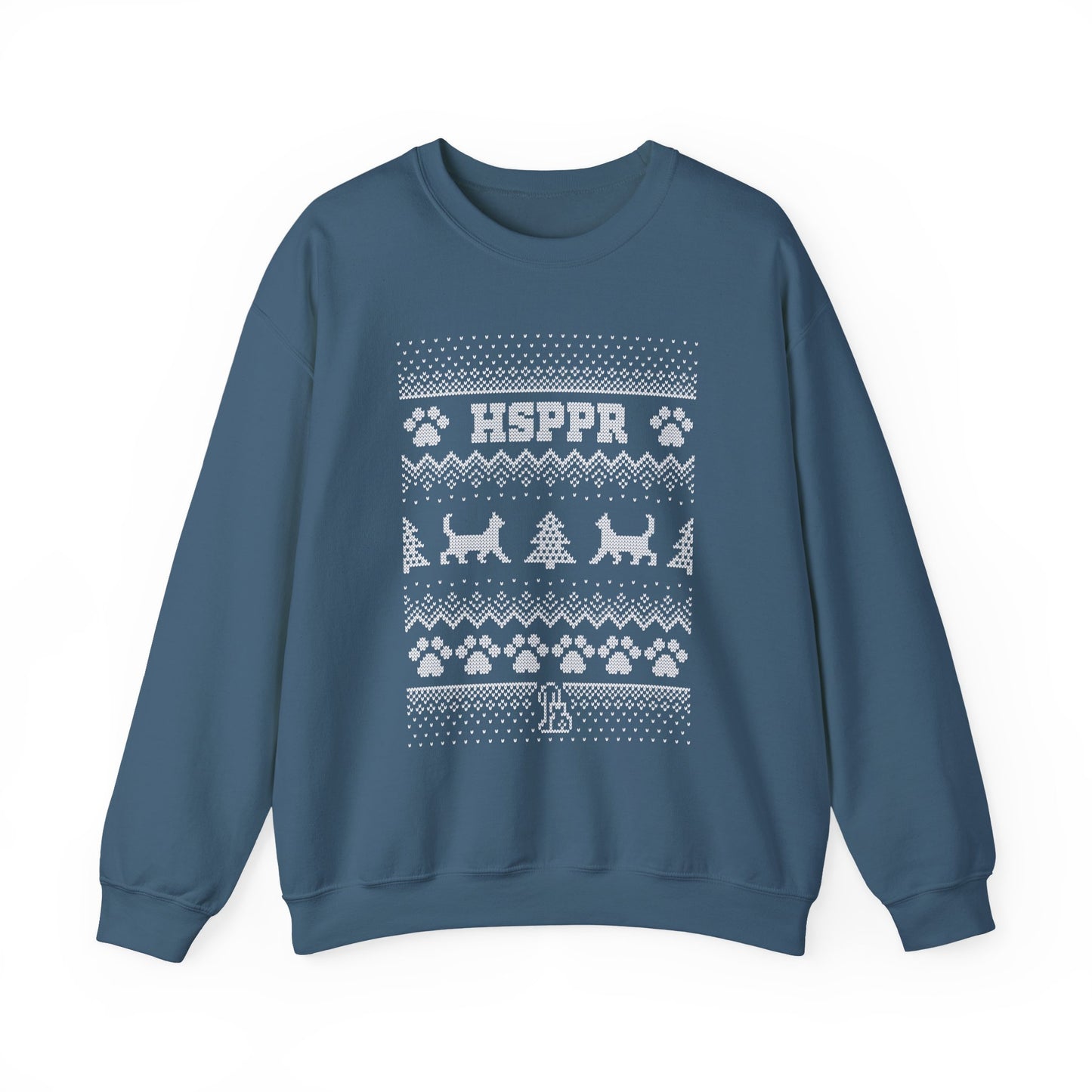 Holiday Cat Sweater - Unisex Heavy Blend™ Crewneck Sweatshirt