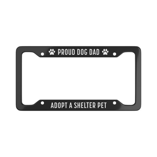 Dog Dad - License Plate Frame