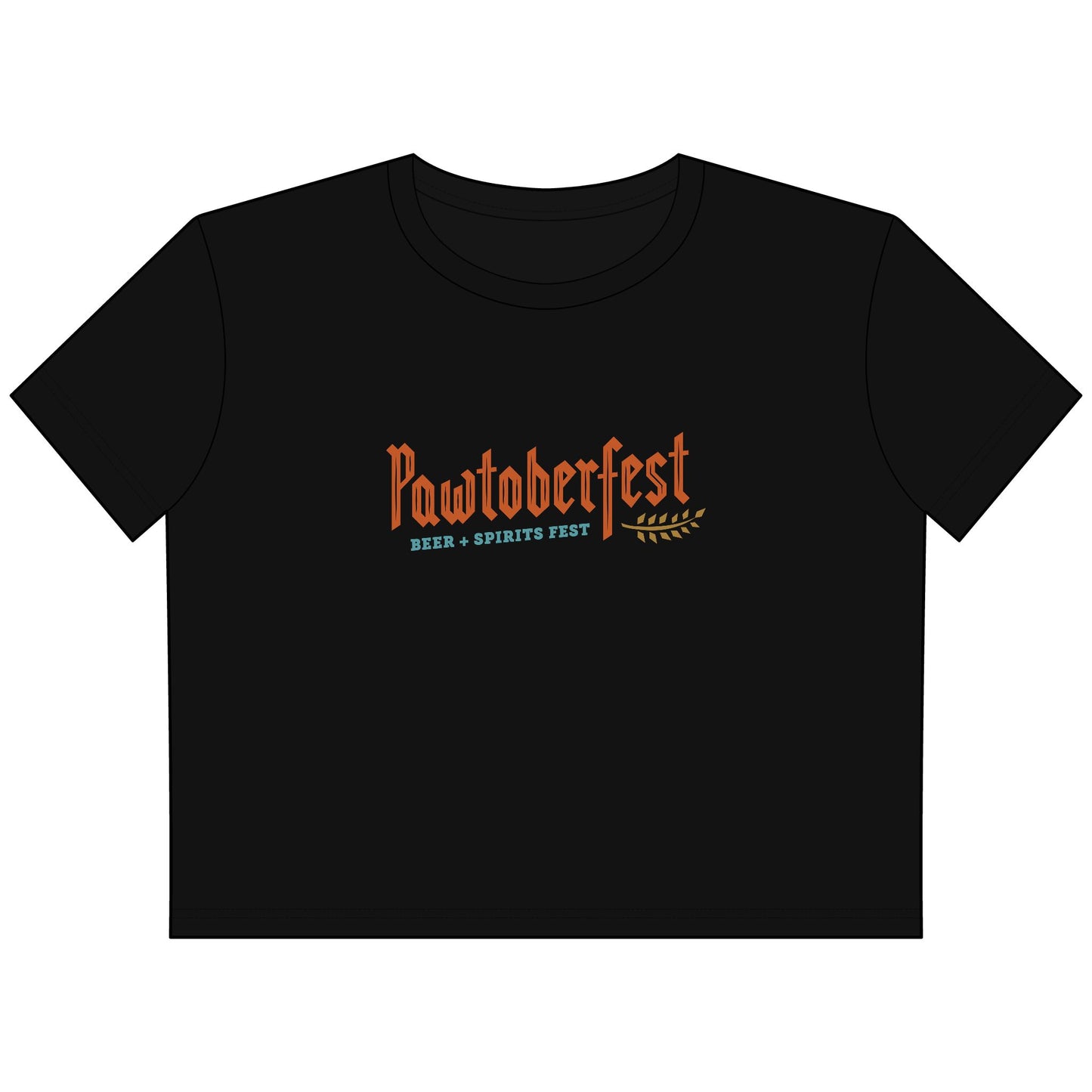 Pawtoberfest Women's Cropped Boxy Tee