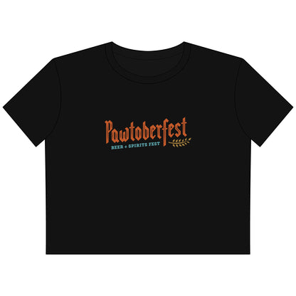Pawtoberfest Women's Cropped Boxy Tee