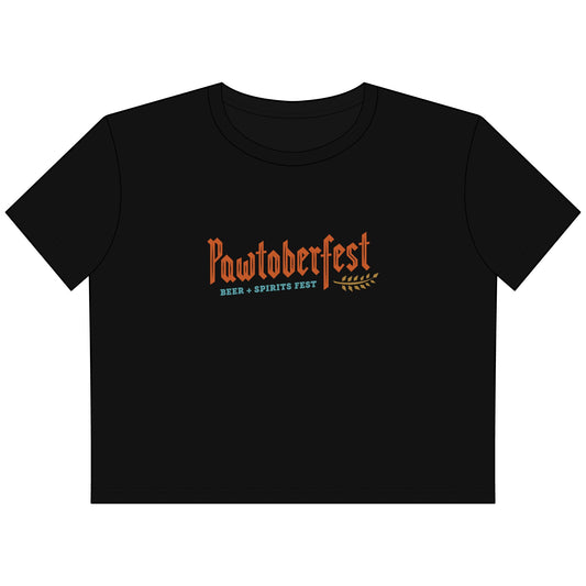 Pawtoberfest Women's Cropped Boxy Tee