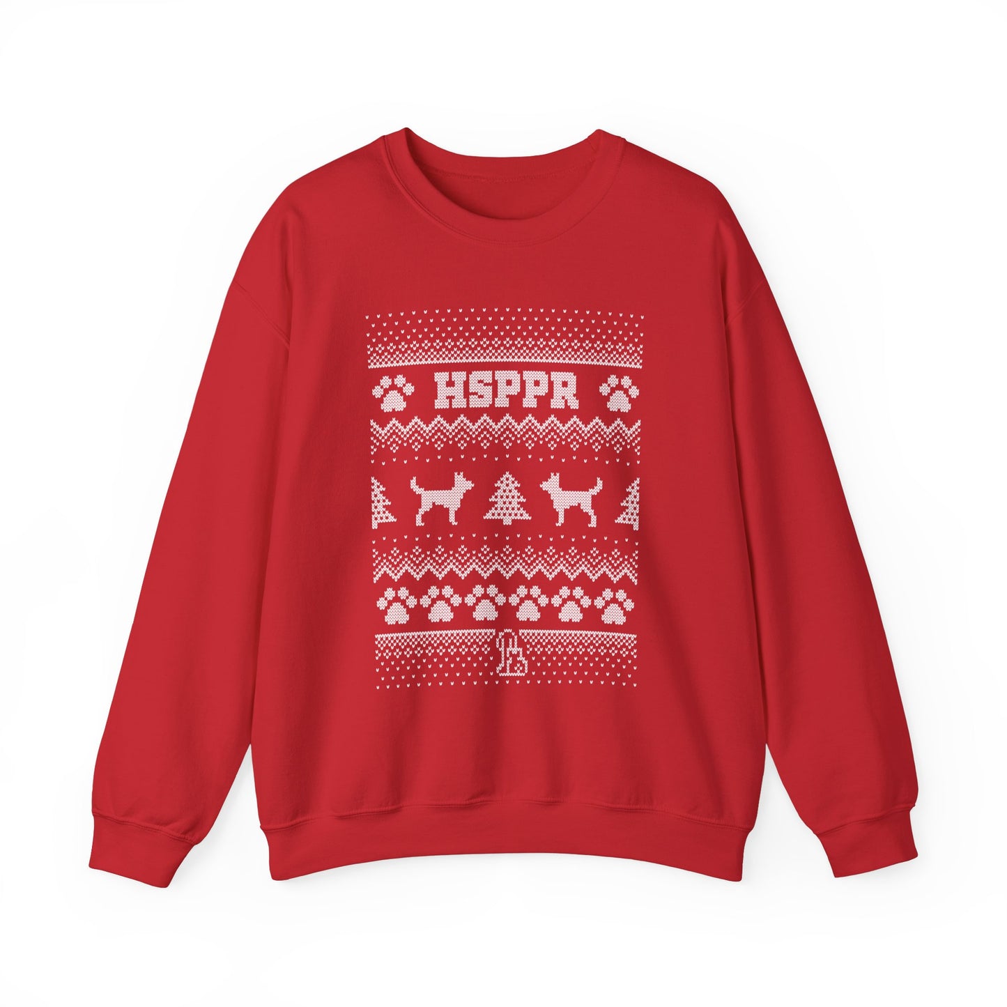 Holiday Dog Sweater - Unisex Heavy Blend™ Crewneck Sweatshirt