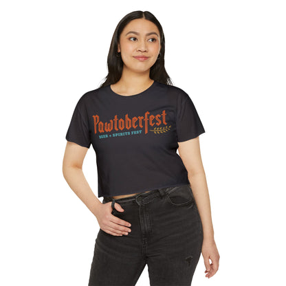 Pawtoberfest Women's Festival Crop Top