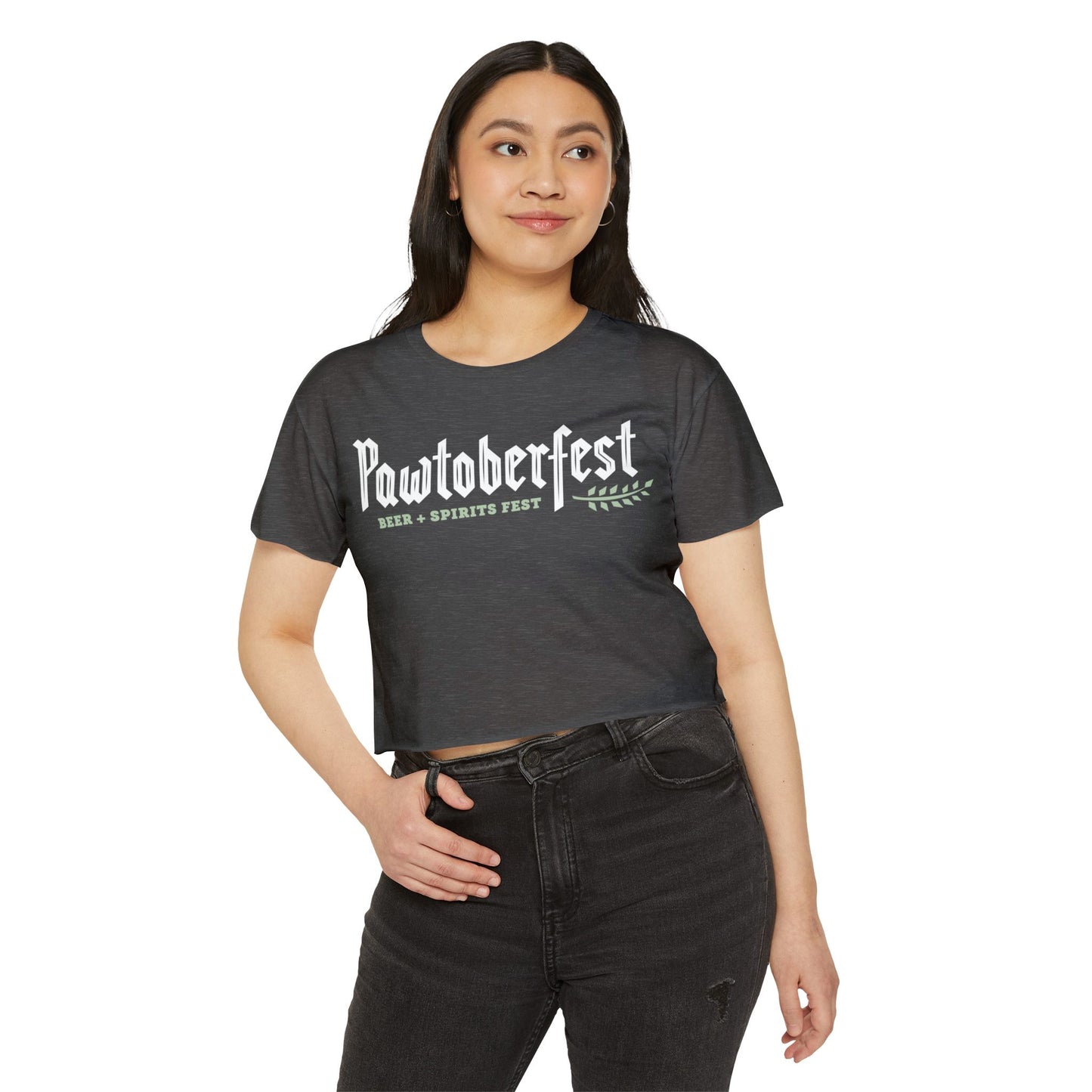 Pawtoberfest Women's Festival Crop Top