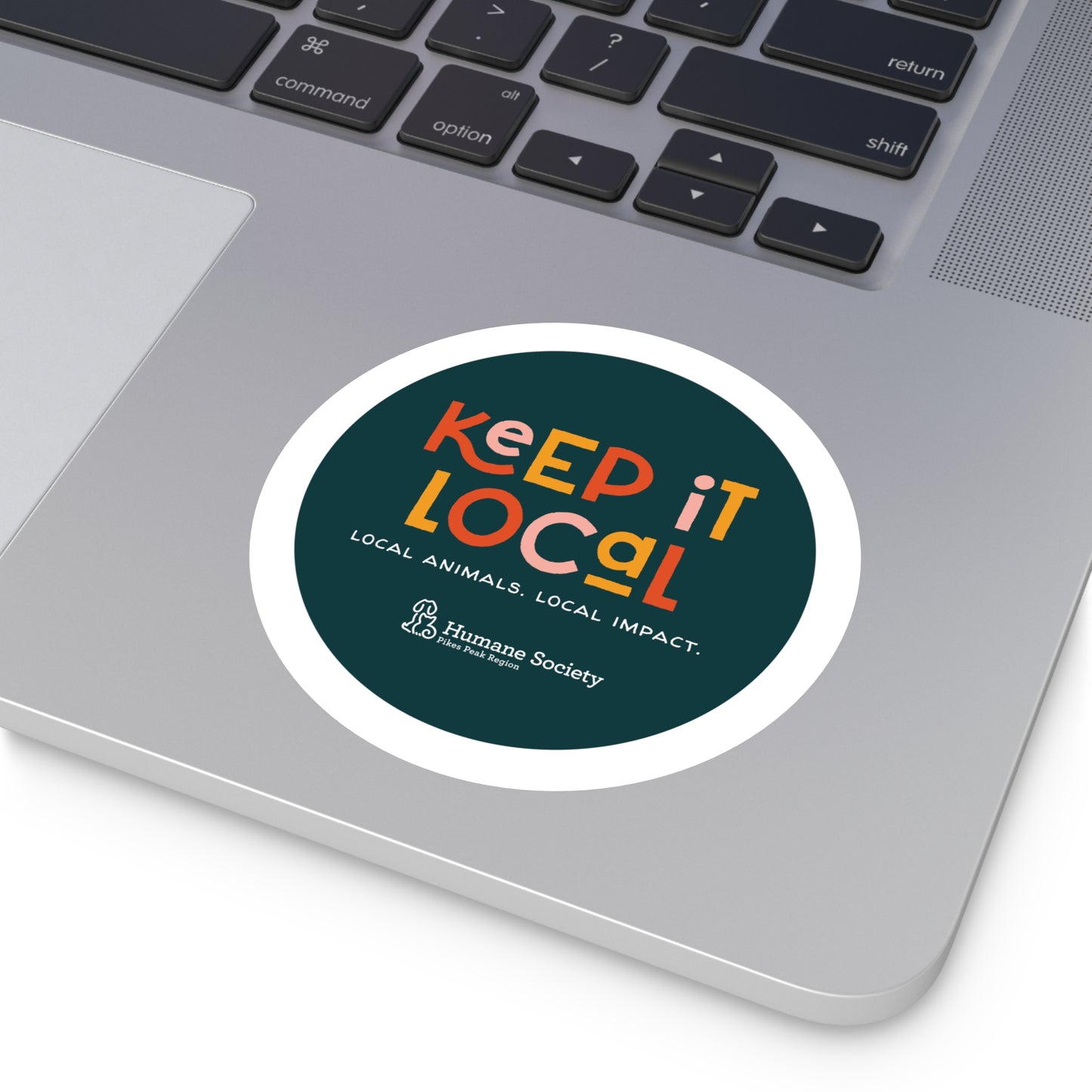 Keep it Local Round Sticker, Indoor\Outdoor