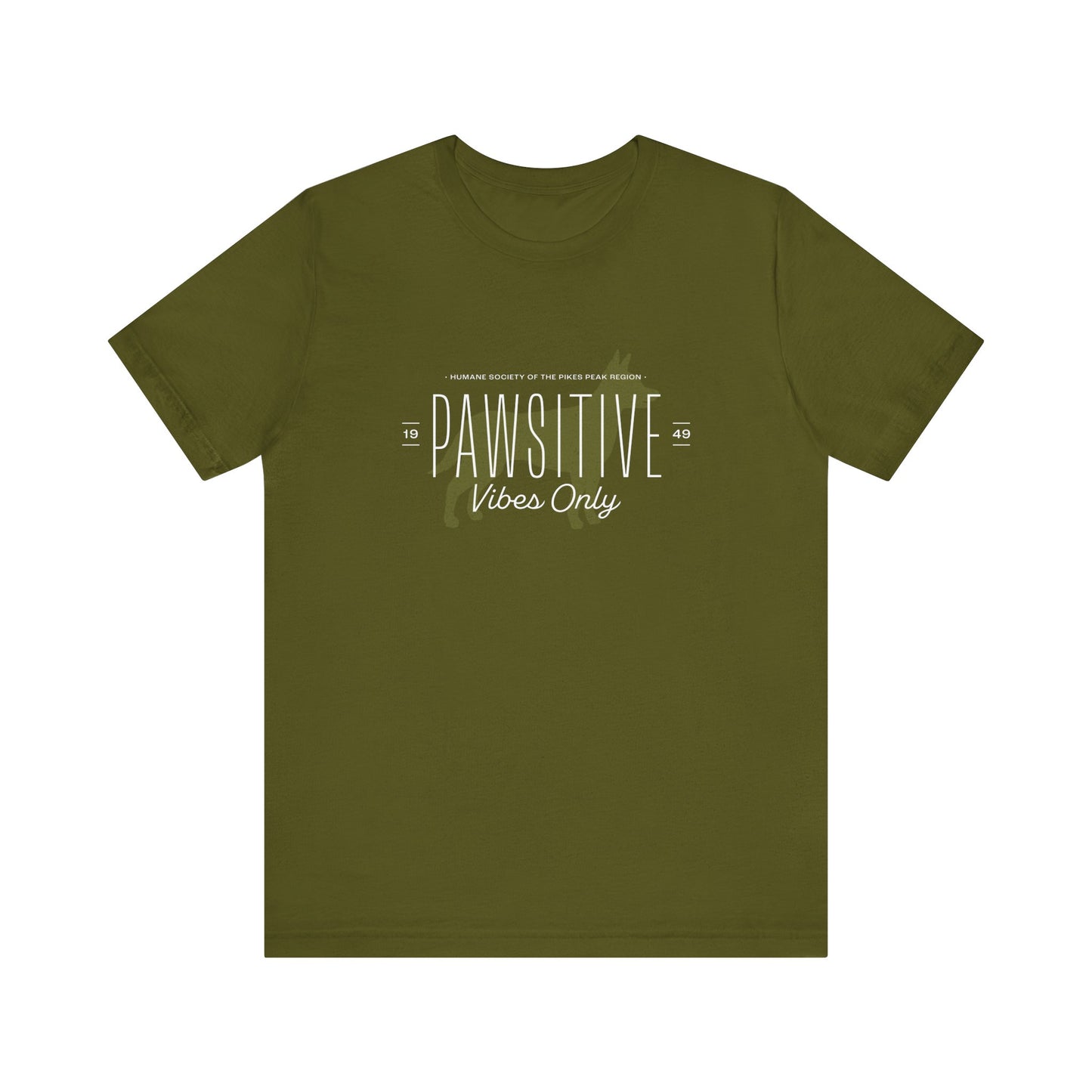 Pawsitive Vibes Only - Unisex Jersey Short Sleeve Tee