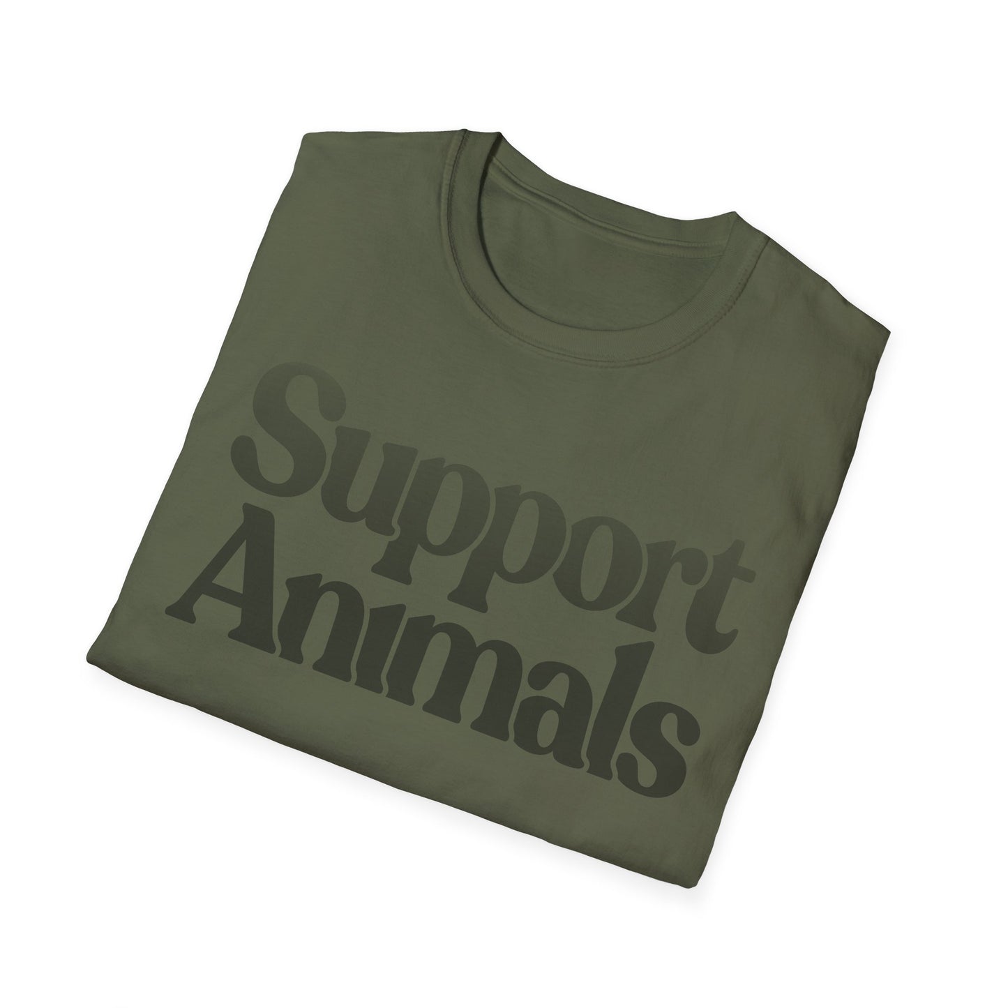 Support Animals - Unisex Softstyle T-Shirt