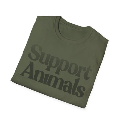 Support Animals - Unisex Softstyle T-Shirt