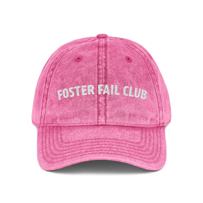 Foster Fail Club - Embroidered Vintage Cap