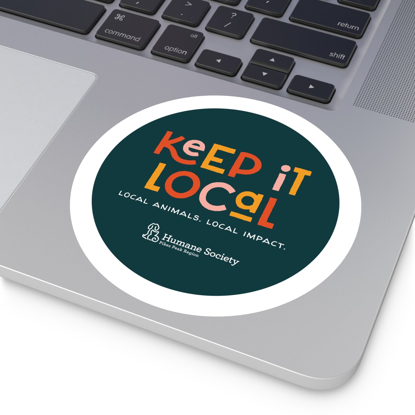 Keep it Local Round Sticker, Indoor\Outdoor