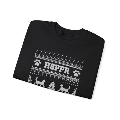 Holiday Cat Sweater - Unisex Heavy Blend™ Crewneck Sweatshirt