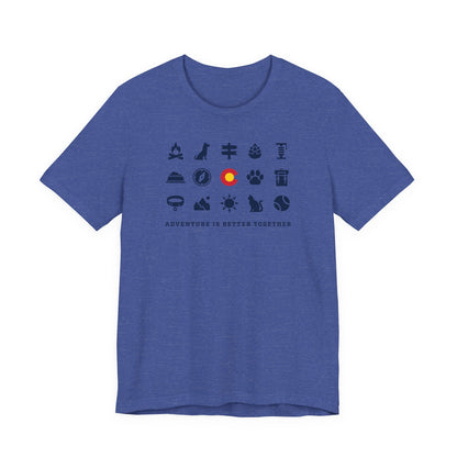Adventure Is Better Together - Unisex Jersey Short Sleeve Tee