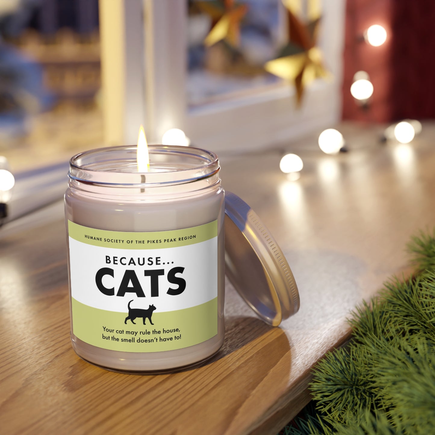 "Because Cats" Scented Candle