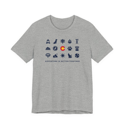 Adventure Is Better Together - Unisex Jersey Short Sleeve Tee