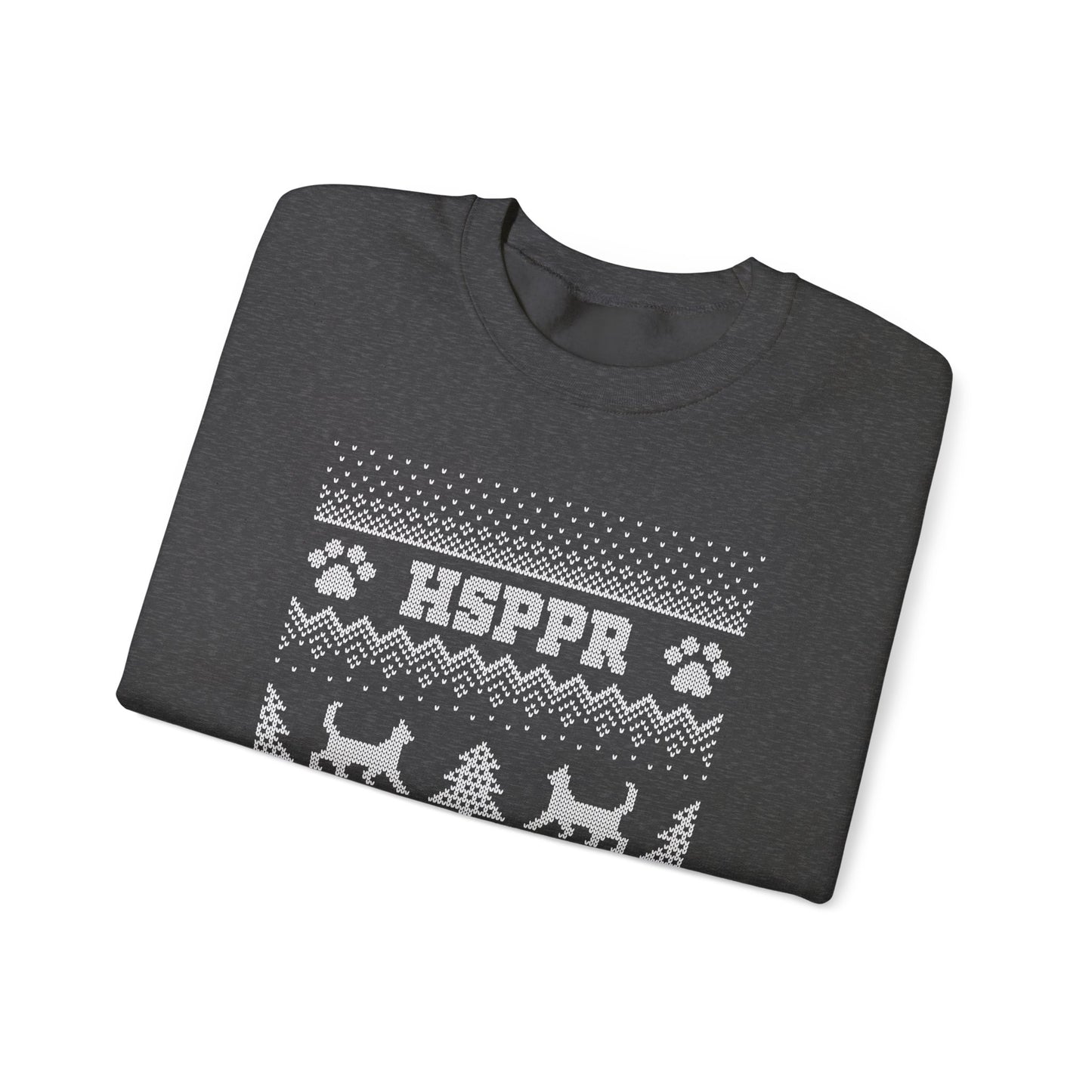 Holiday Cat Sweater - Unisex Heavy Blend™ Crewneck Sweatshirt