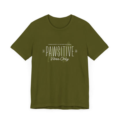 Pawsitive Vibes Only - Unisex Jersey Short Sleeve Tee