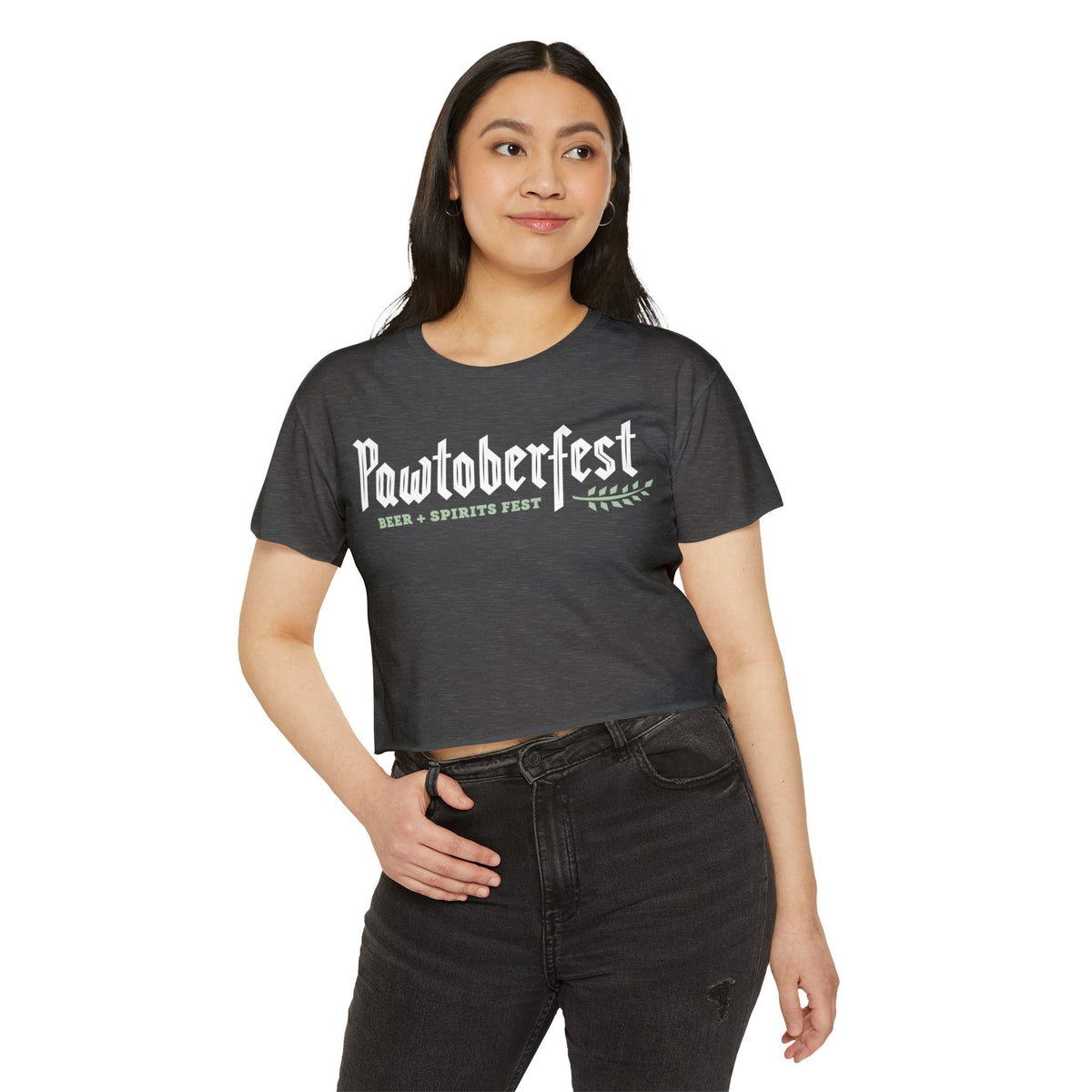 Pawtoberfest Women's Festival Crop Top