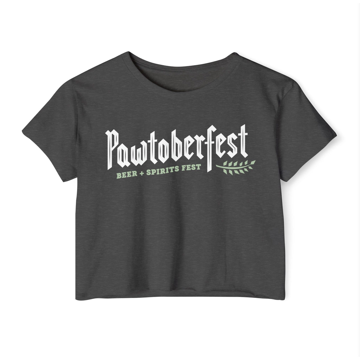 Pawtoberfest Women's Festival Crop Top