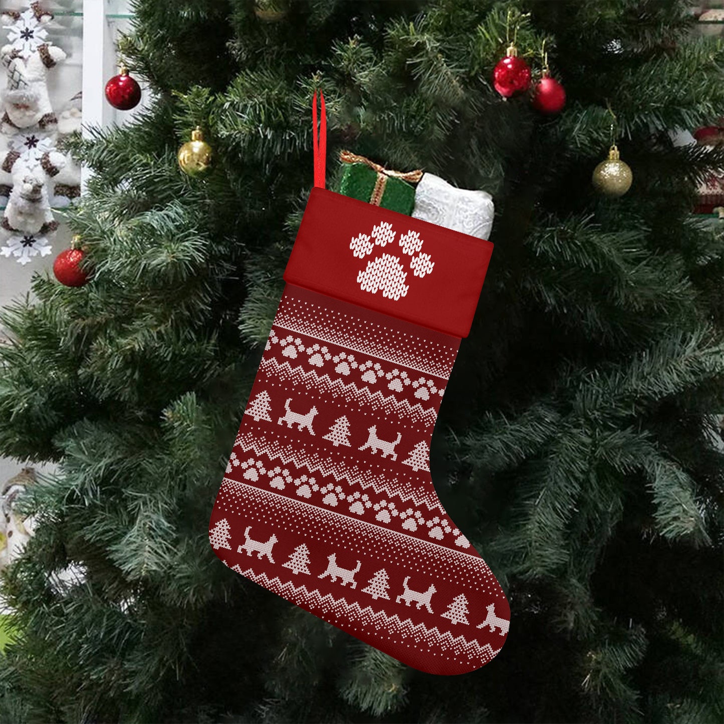 Cat Christmas Stocking