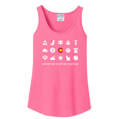 Adventure Is Better Together - Women's Cotton Tank Top