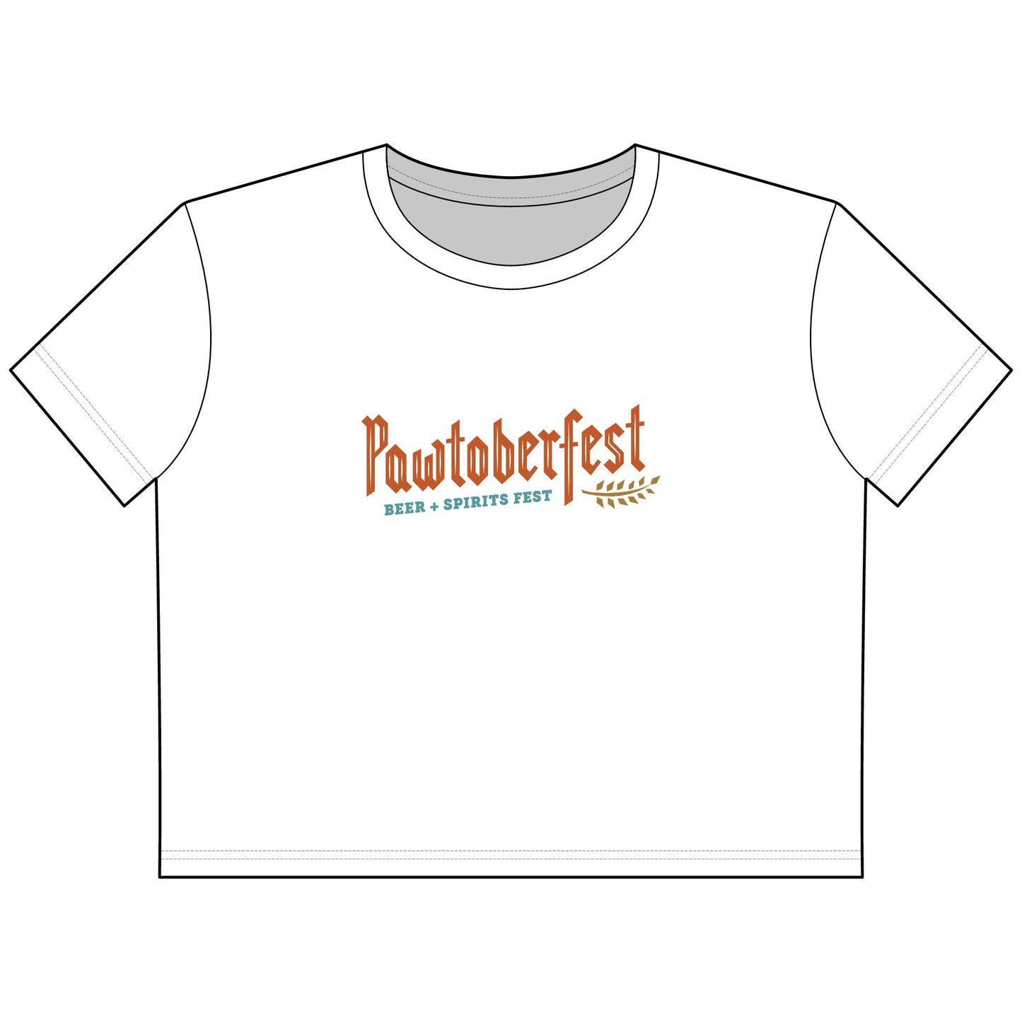 Pawtoberfest Women's Cropped Boxy Tee