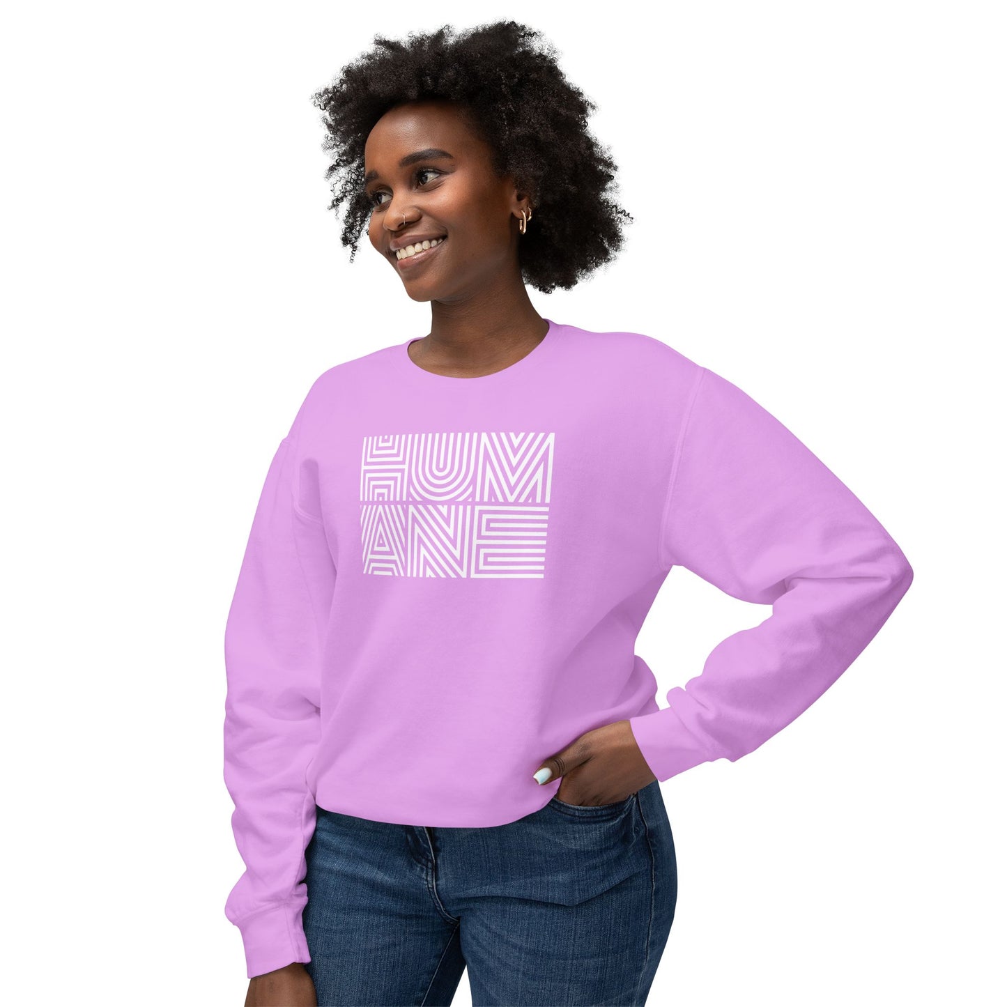 Humane - Unisex Lightweight Sweatshirt