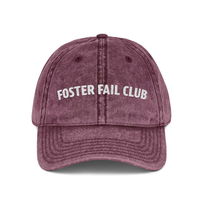 Foster Fail Club - Embroidered Vintage Cap