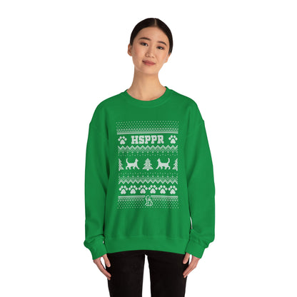 Holiday Cat Sweater - Unisex Heavy Blend™ Crewneck Sweatshirt