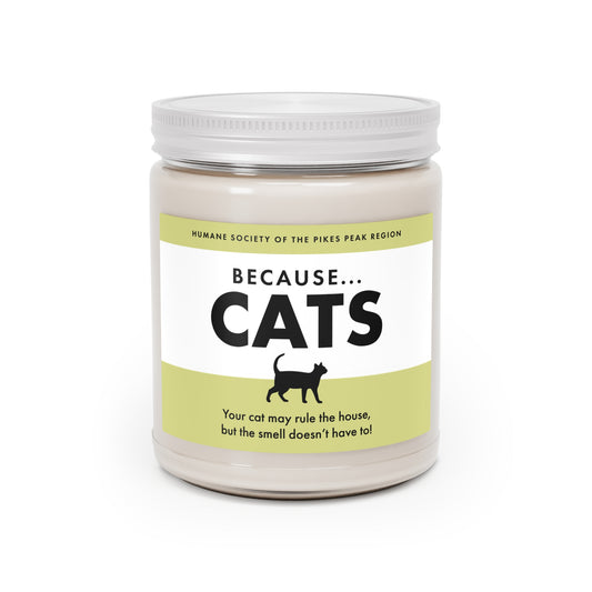 "Because Cats" Scented Candle