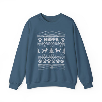 Holiday Dog Sweater - Unisex Heavy Blend™ Crewneck Sweatshirt