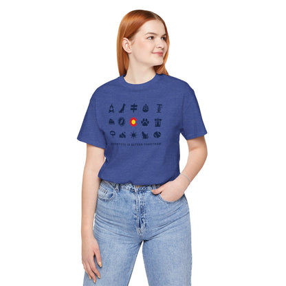 Adventure Is Better Together - Unisex Jersey Short Sleeve Tee