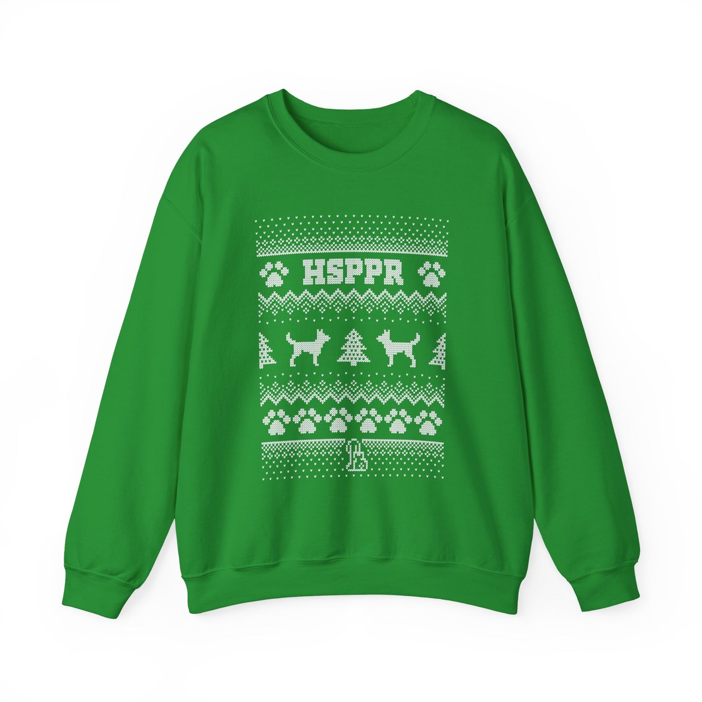Holiday Dog Sweater - Unisex Heavy Blend™ Crewneck Sweatshirt