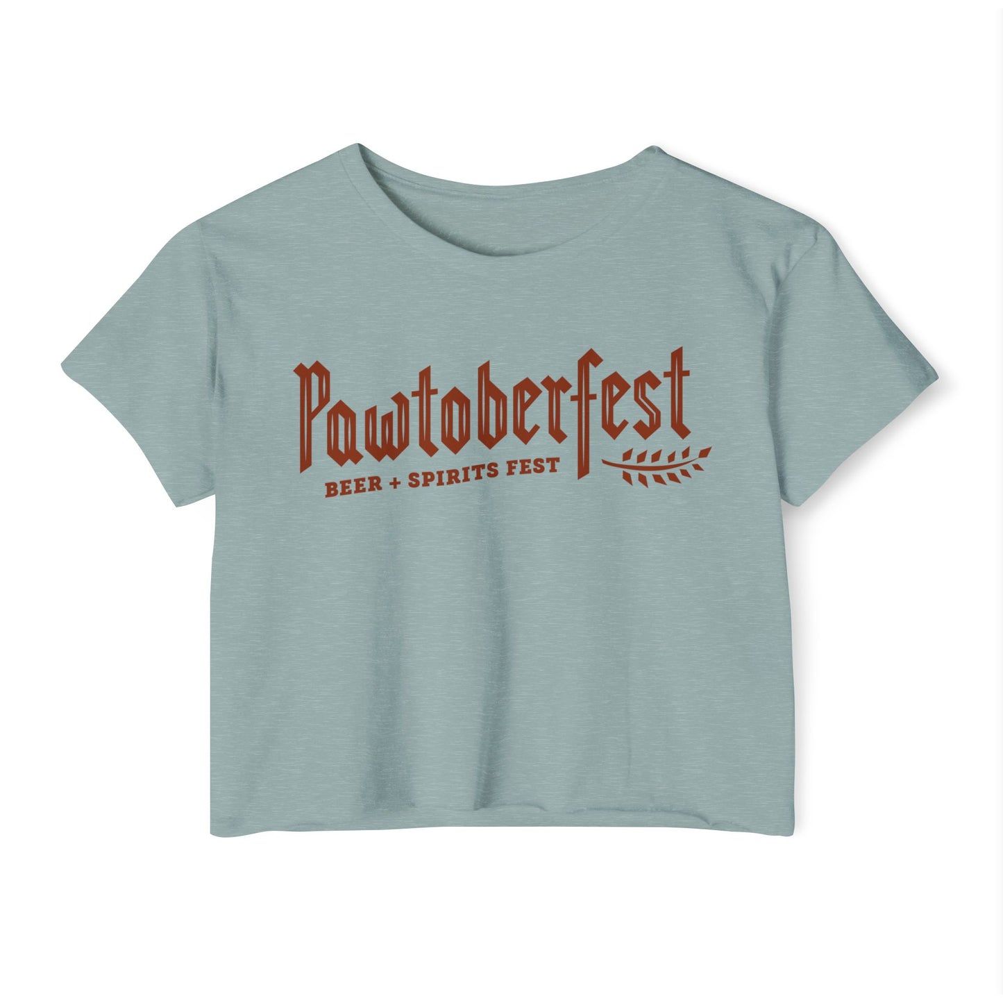 Pawtoberfest Women's Festival Crop Top