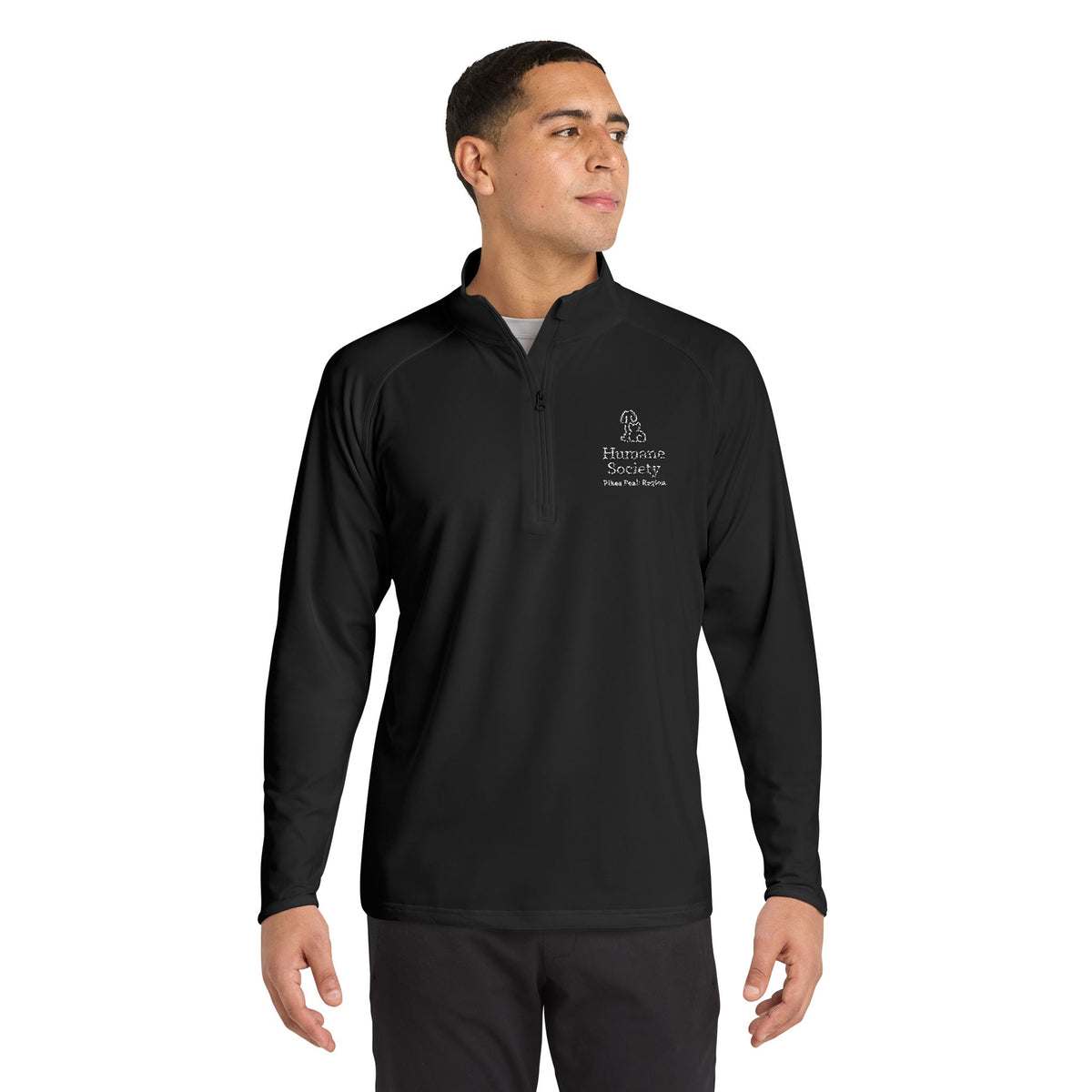 HSPPR - Men's Embroidered Sport-Wick® Stretch Quarter-Zip Pullover
