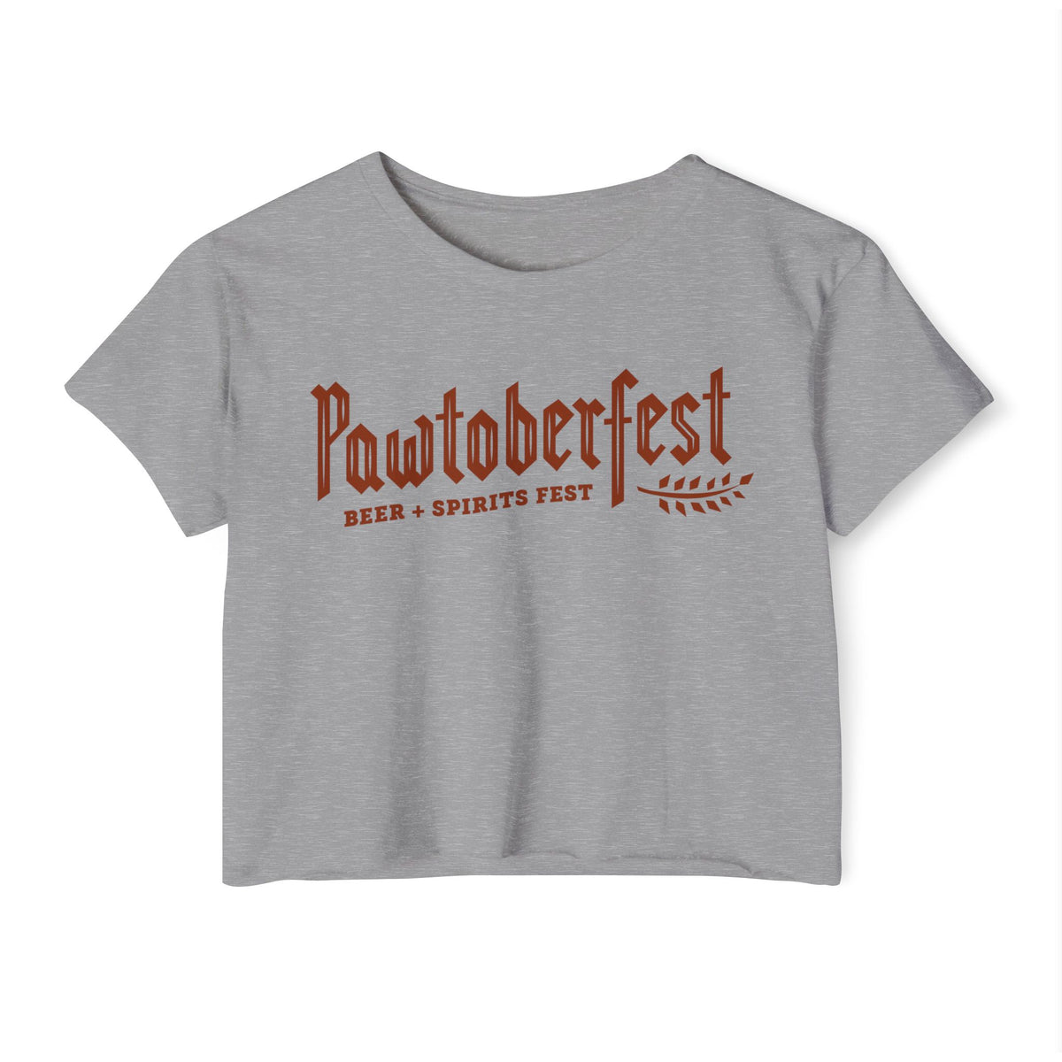 Pawtoberfest Women's Festival Crop Top