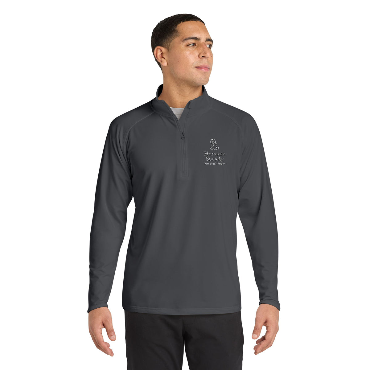 HSPPR - Men's Embroidered Sport-Wick® Stretch Quarter-Zip Pullover