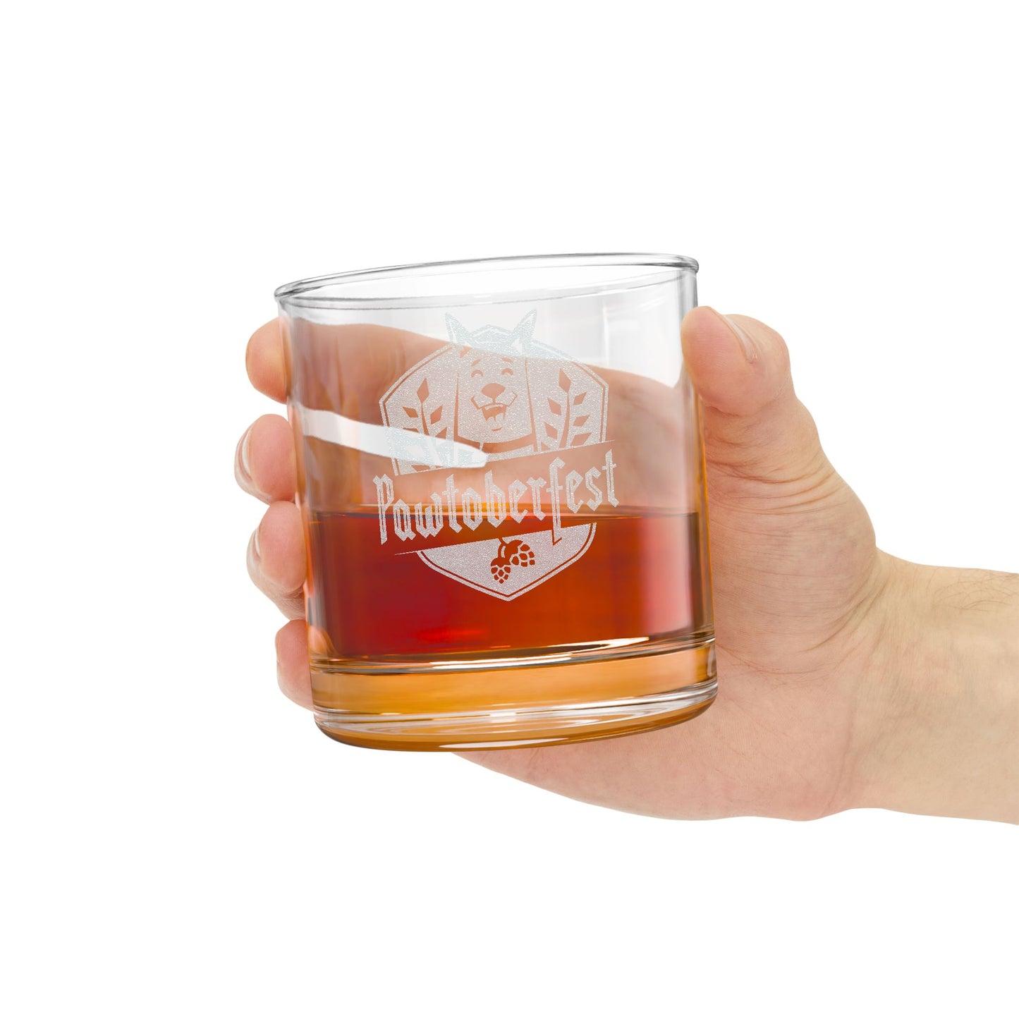 Pawtoberfest Engraved Whiskey Glass