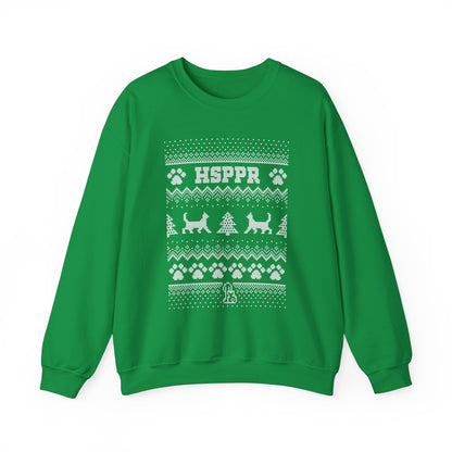 Holiday Cat Sweater - Unisex Heavy Blend™ Crewneck Sweatshirt