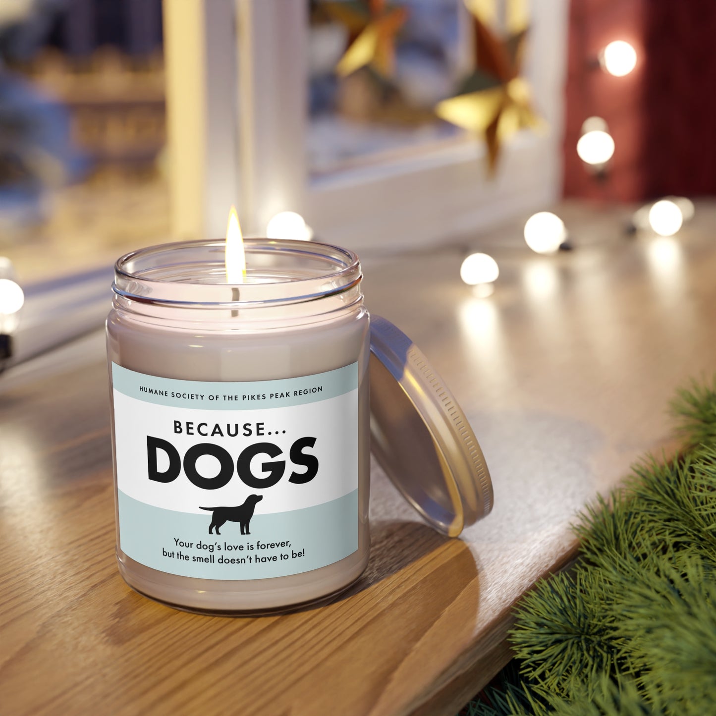 "Because Dogs" Scented Candle