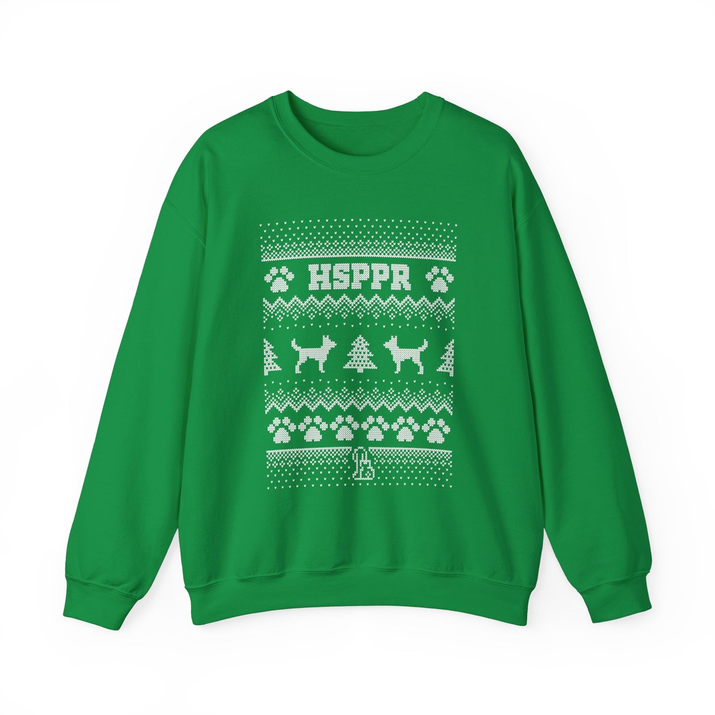 Holiday Dog Sweater - Unisex Heavy Blend™ Crewneck Sweatshirt