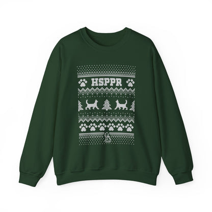 Holiday Cat Sweater - Unisex Heavy Blend™ Crewneck Sweatshirt