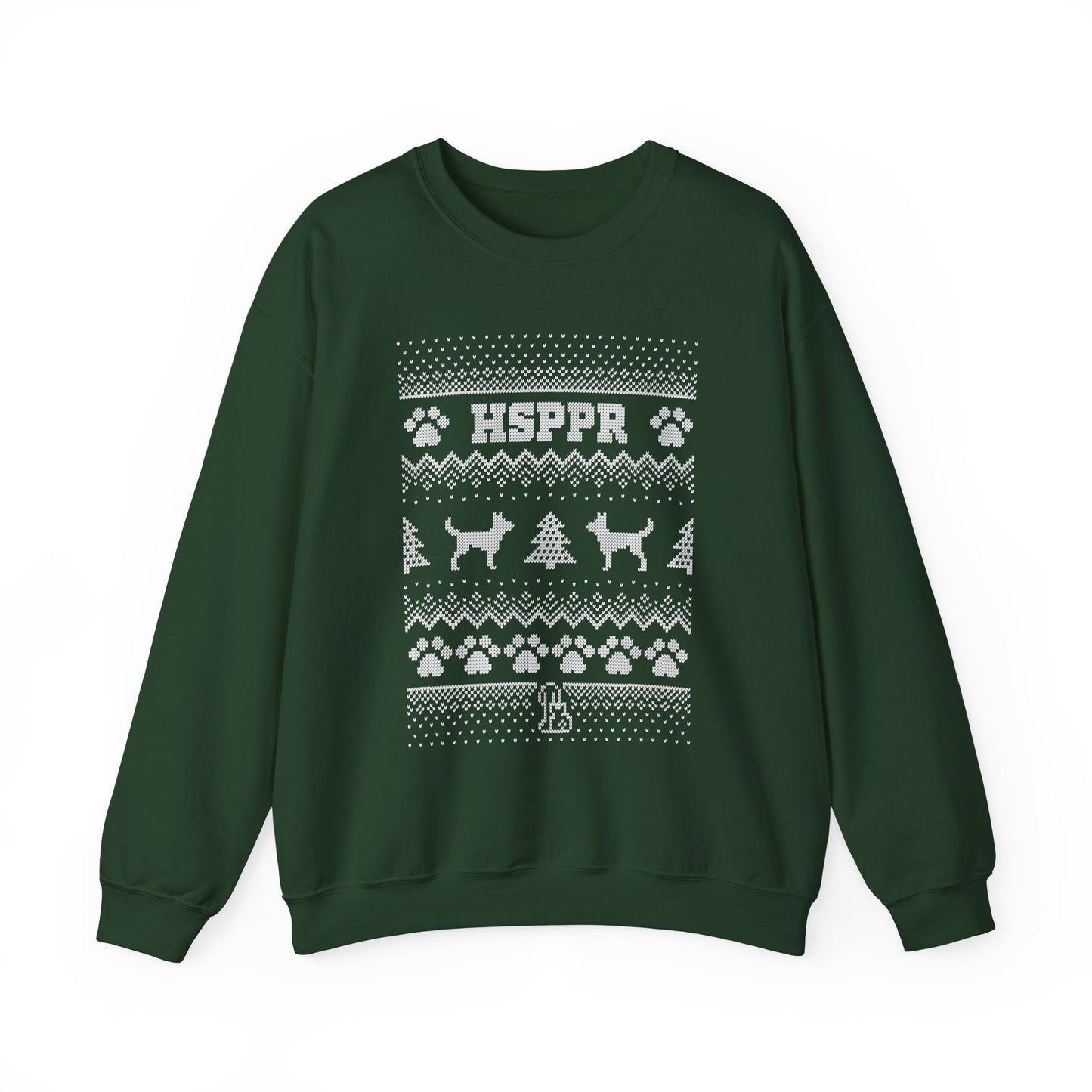 Holiday Dog Sweater - Unisex Heavy Blend™ Crewneck Sweatshirt